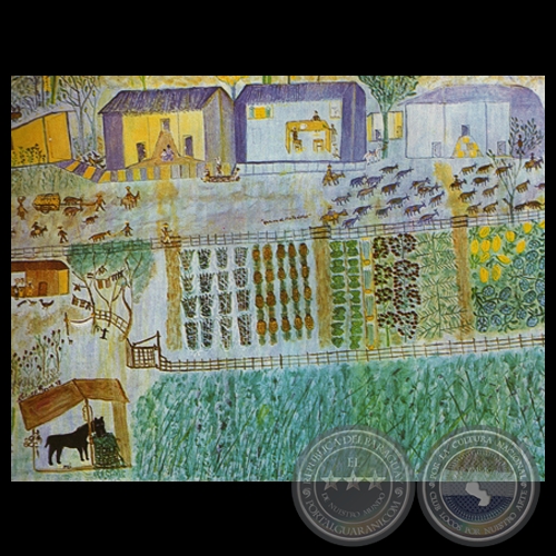 CAMINO AL MATADERO, 1993 - Óleo de CARLOS FEDERICO REYES